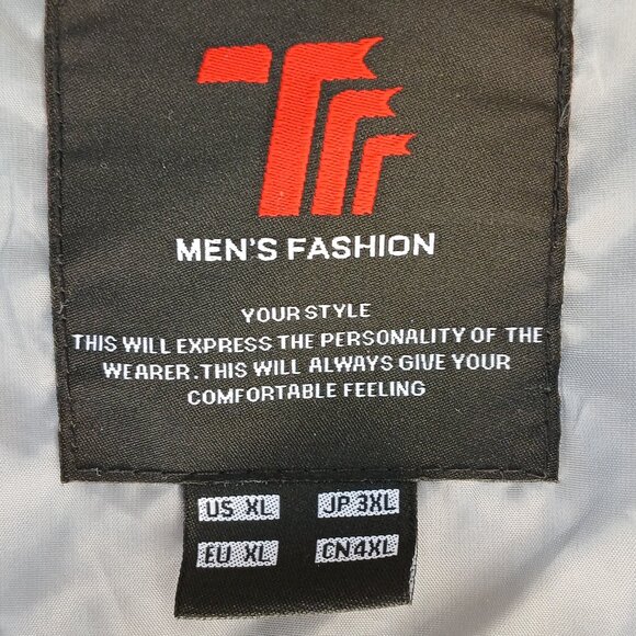 LOWER PRICE & DISCOUNTED SHIPPING on this MEN'S LIGHTWEIGHT GRAY ZIP-UP JACKET - Picture 6 of 6